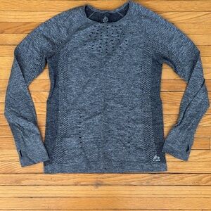 RBX Gray Long Sleeve Athletic Top